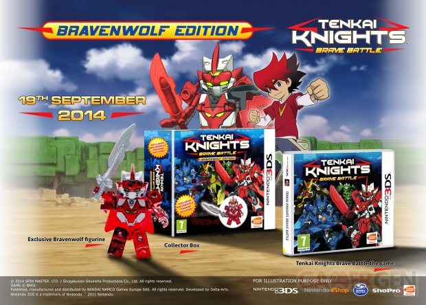 Tenkai Kinghts Bravenwolf Edition