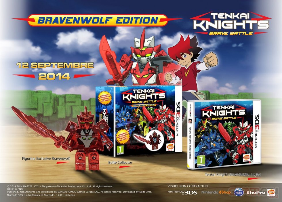 Tenkai Knights Brave Battle édition Bravenwolf PEGI 3DS