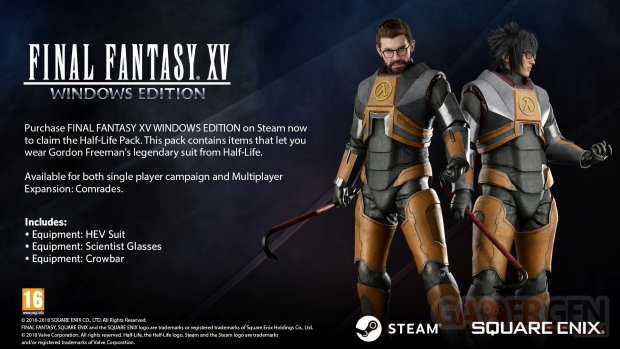Tenue Final Fantasy XV Gordon Freeman Windows edition image