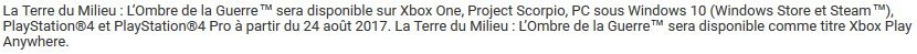 terre du milieu ombre de la guerre scorpio