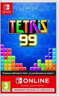 Tetris 99 jaquette sortie boite