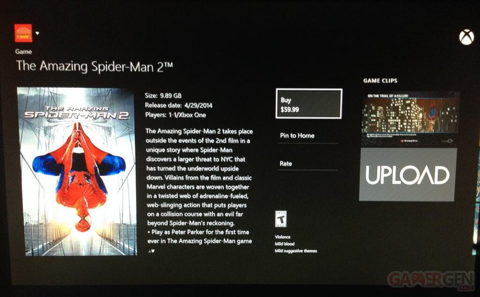 The Amazing Spider-Man 2 Xbox One 3
