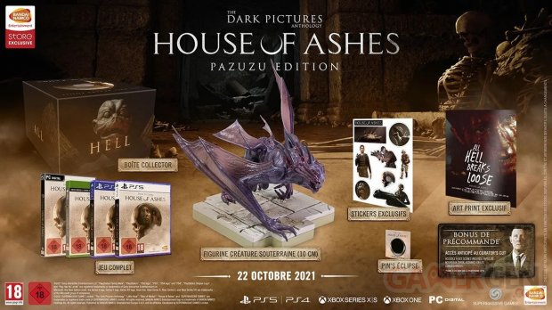 The Dark Pictures House of Ashes Pazuzu Edition collector