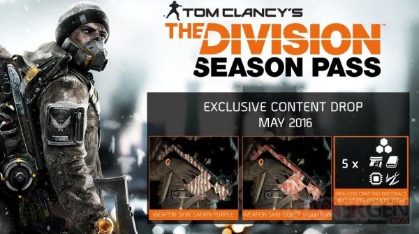 The Division contenu Season Pass mai