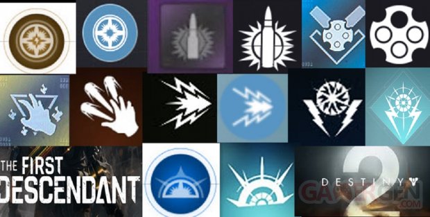 The First Descendant Logos Icones Destiny 2