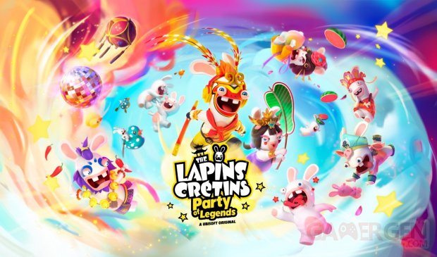 The Lapins Crétins Party of Legends key art artwork FR
