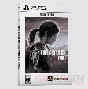 The Last of Us Part I jacket cover in the Firefly Edition