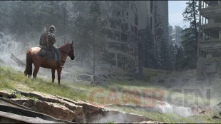 The Last of Us Part II concept art Ellie horse cheval
