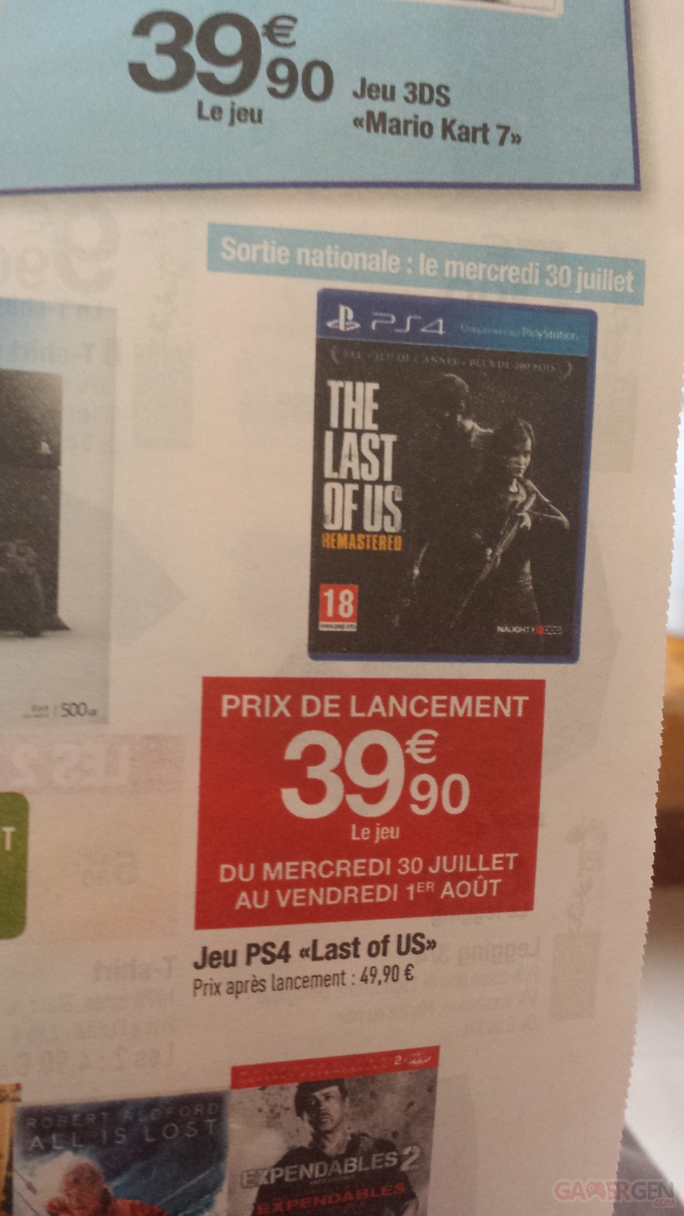 The last of us remastered carrefour bon plan
