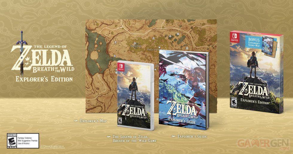 The Legend of Zelda Breath of the Wild  Explorer’s Edition images
