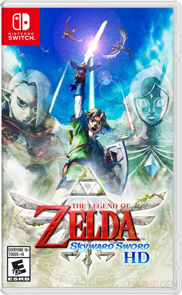 The Legend of Zelda Skyward Sword HD images jaquette
