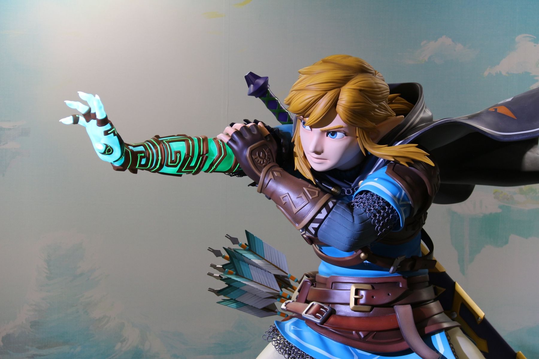 The Legend Of Zelda Tears Of The Kingdom Une Superbe Statue De Link 