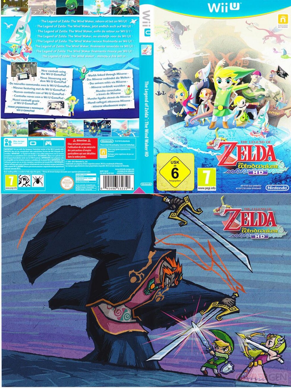 The Legend of Zelda The Wind Waker HD jaquete reversible 02.10.2013.