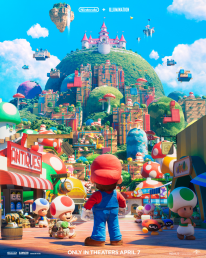 The Super Mario Bros Movie poster affiche 2023