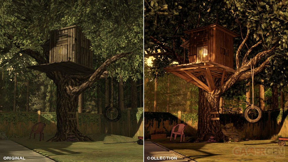 The Walking Dead Collection Graphics Comparison Collection Vs Original side-by-side-treehouse