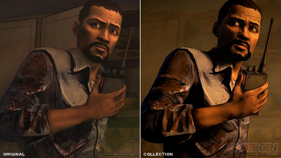 The Walking Dead Collection Graphics Comparison Collection Vs Original side-by-side-wd1-4