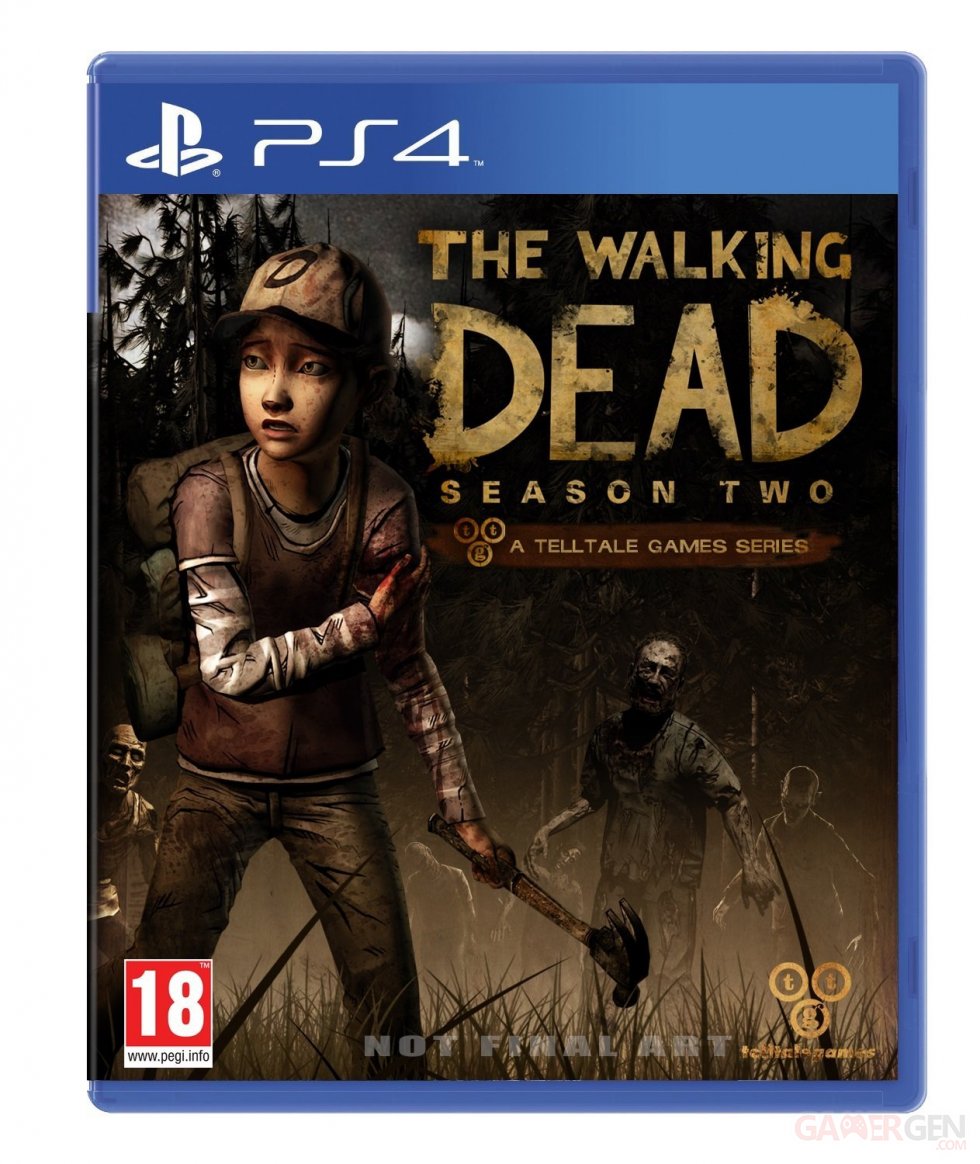The Walking Dead Saison 2 jaquette PEGI PS4