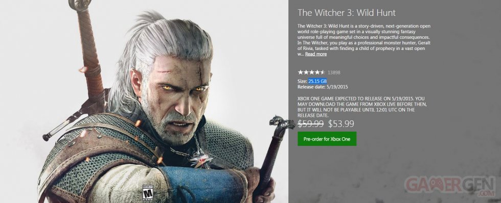 The Witcher 3 wild hunt taille installation 3