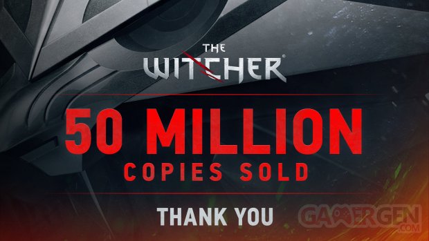 The Witcher 50 millions copies soldes ventes sales série