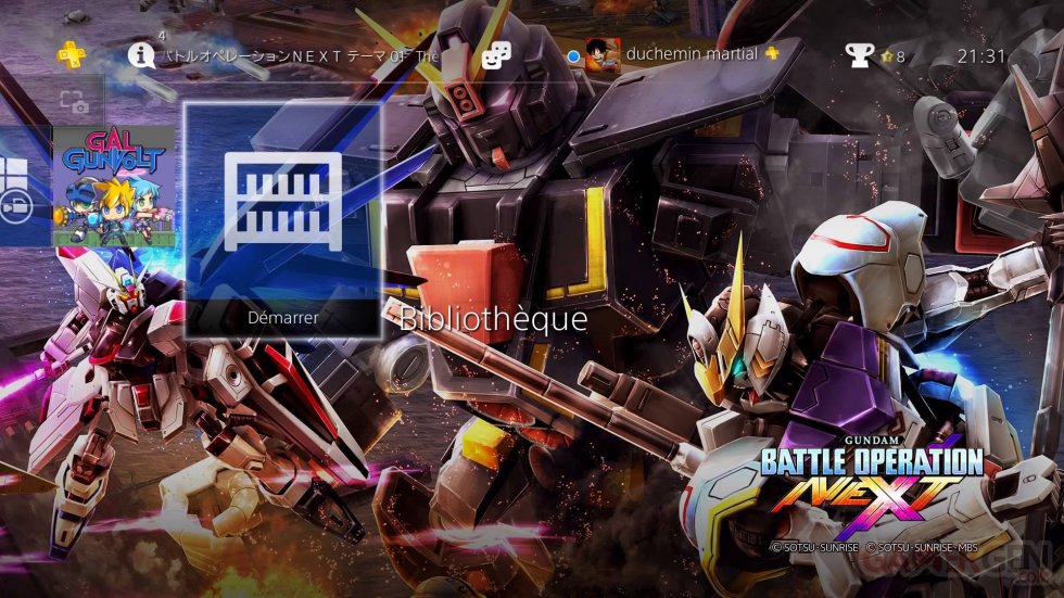 Theme PS4 Valkyria Chronicles Gundam Battle Operation Next images (1)