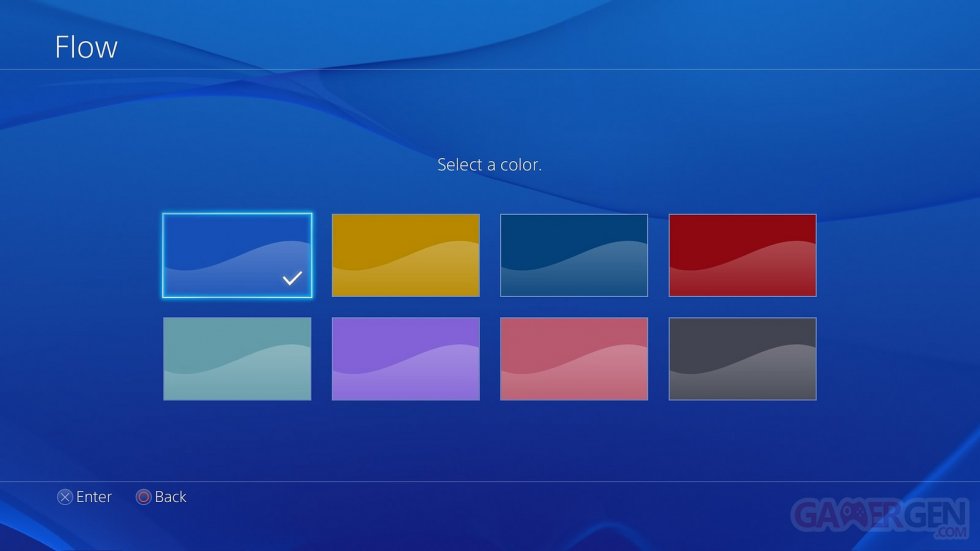 Themes et couleurs PS4 firmware 2 (14)