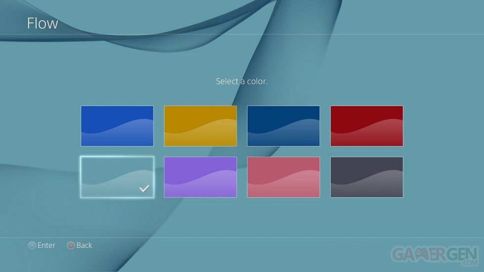 Themes et couleurs PS4 firmware 2 (2)