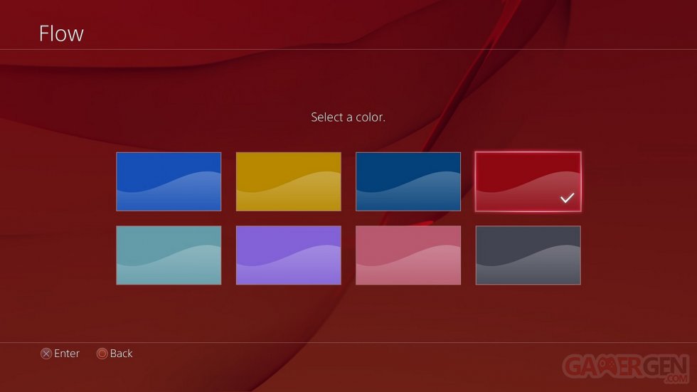 Themes et couleurs PS4 firmware 2 (4)