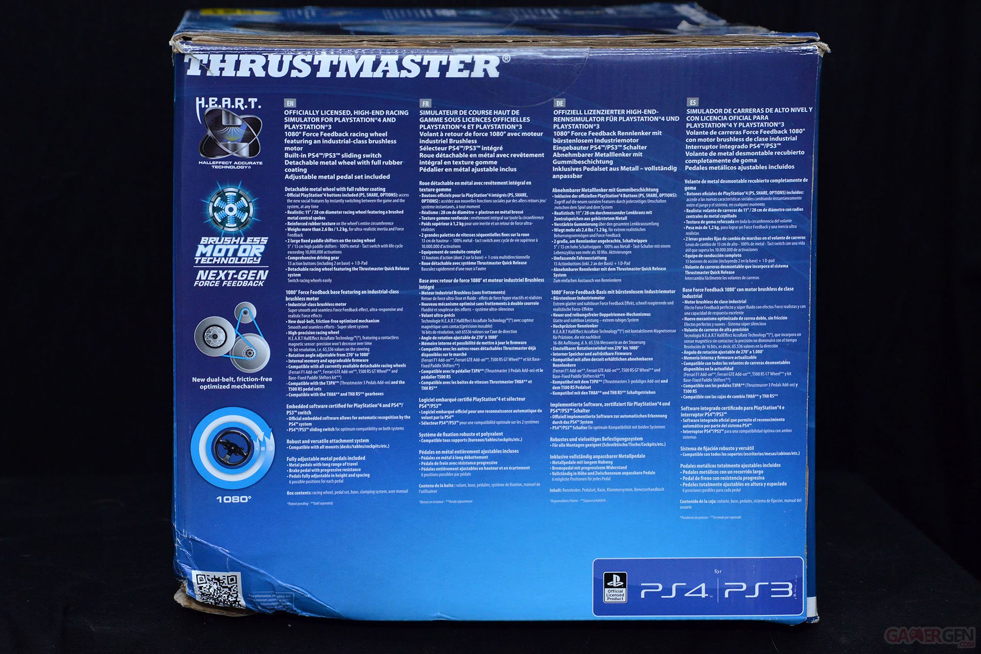 Test Thrustmaster T300 RS, retour de force haut de gamme pour PS4