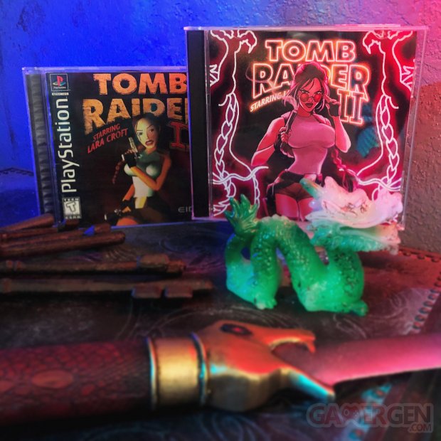 Tomb Raider II jaquette pochette cover art remake Babs Starr