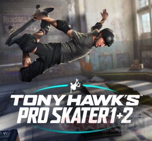 Tony Hawk's Pro Skater 1+2 key art logo