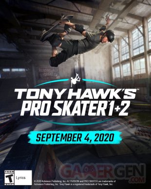 Tony Hawk's Pro Skater 1+2 key art