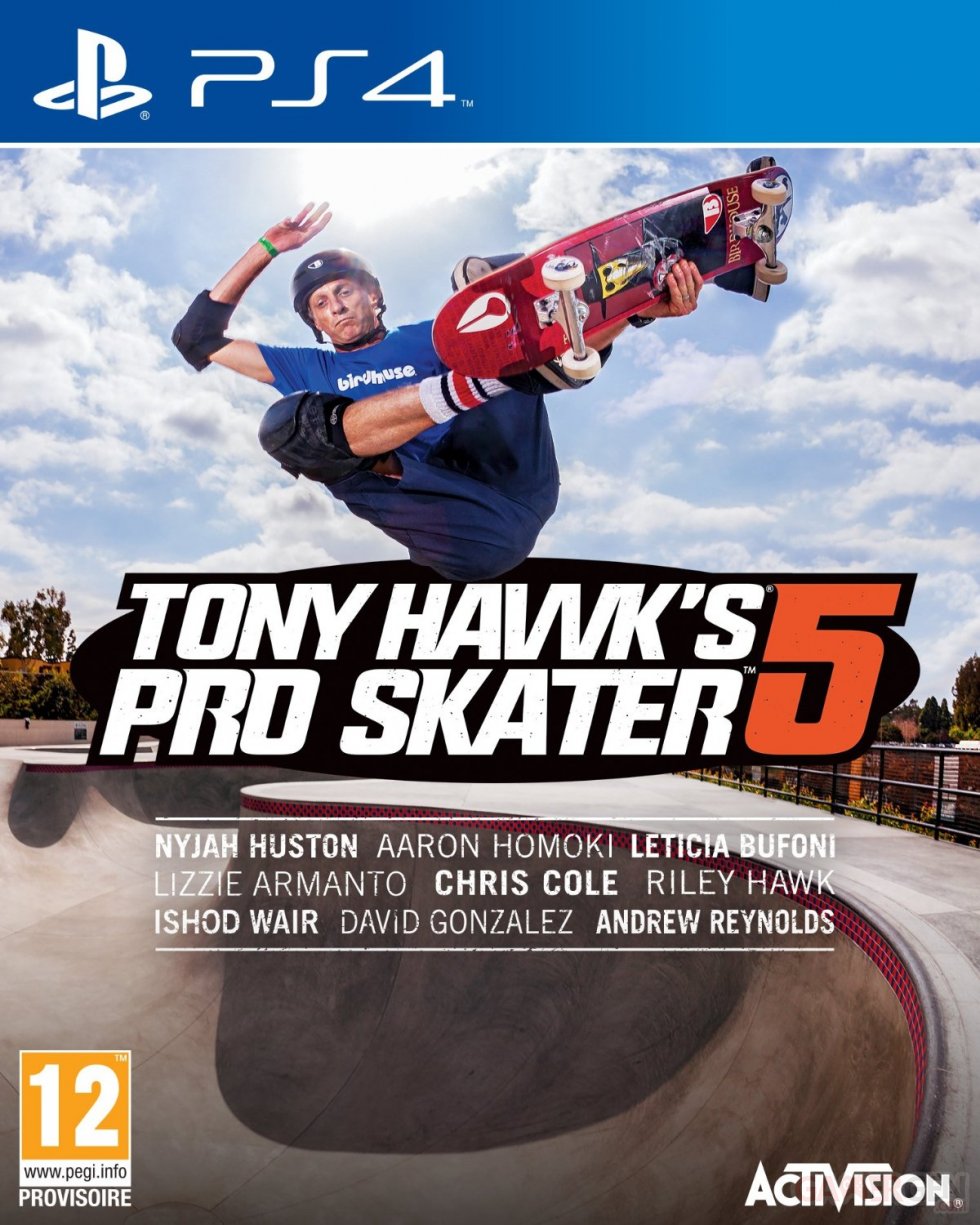 tony hawk's pro skater 5 jaquette PS4