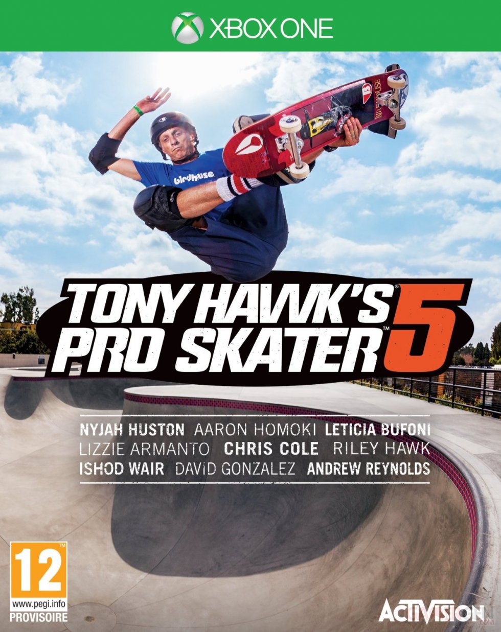 tony hawk's pro skater 5 jaquette Xbox One