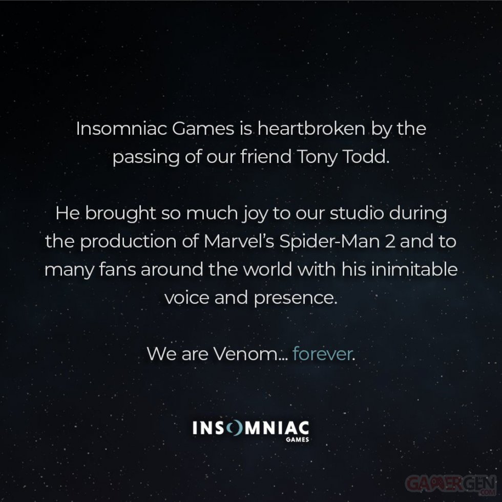 Tony-Todd-décès-Insomniac-Games-10-11-2024