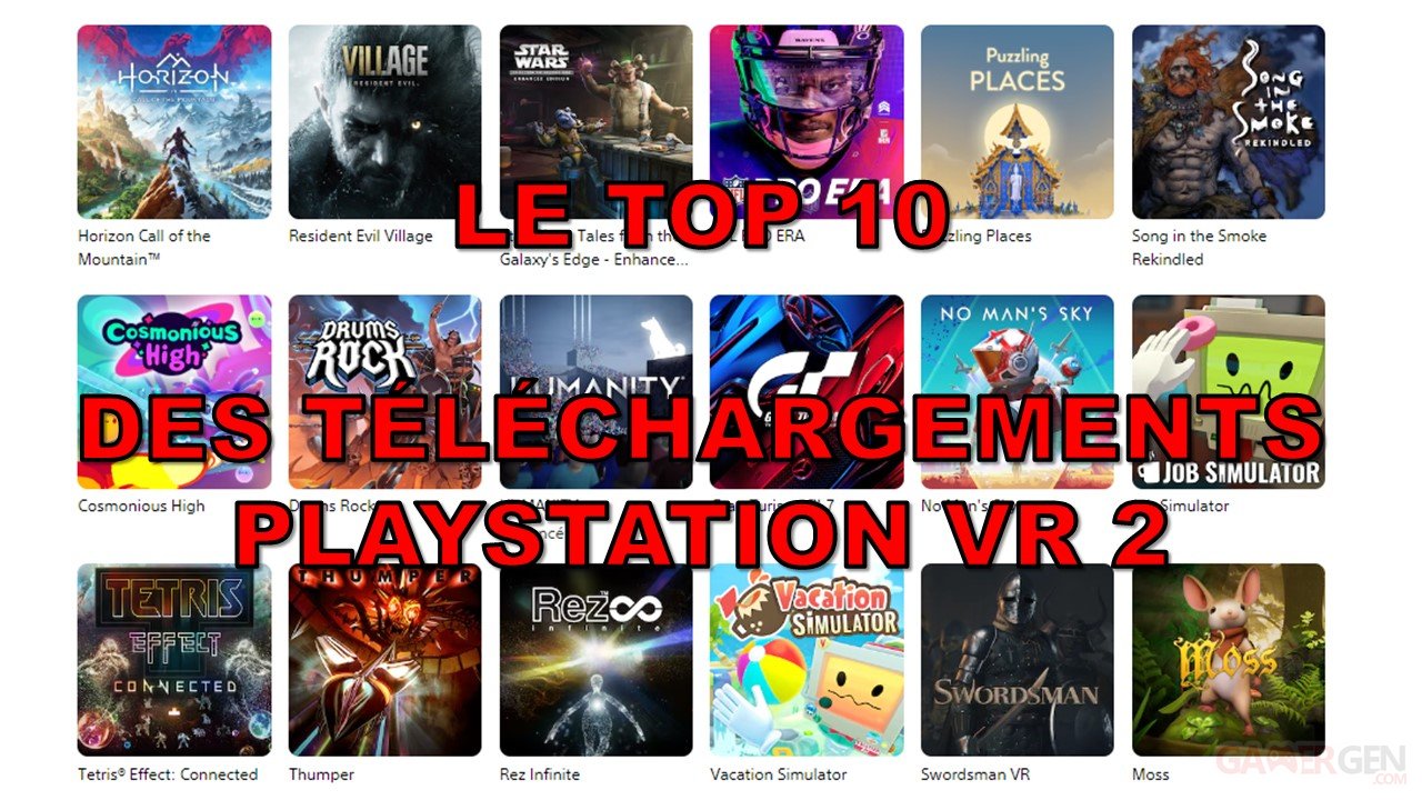PlayStation VR2 : voici la liste de tous les jeux (et des dates de sorties)