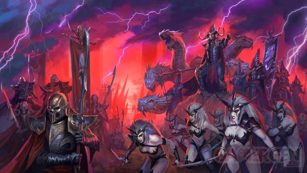 Total War Warhammer II Elfes Noirs Art (1)