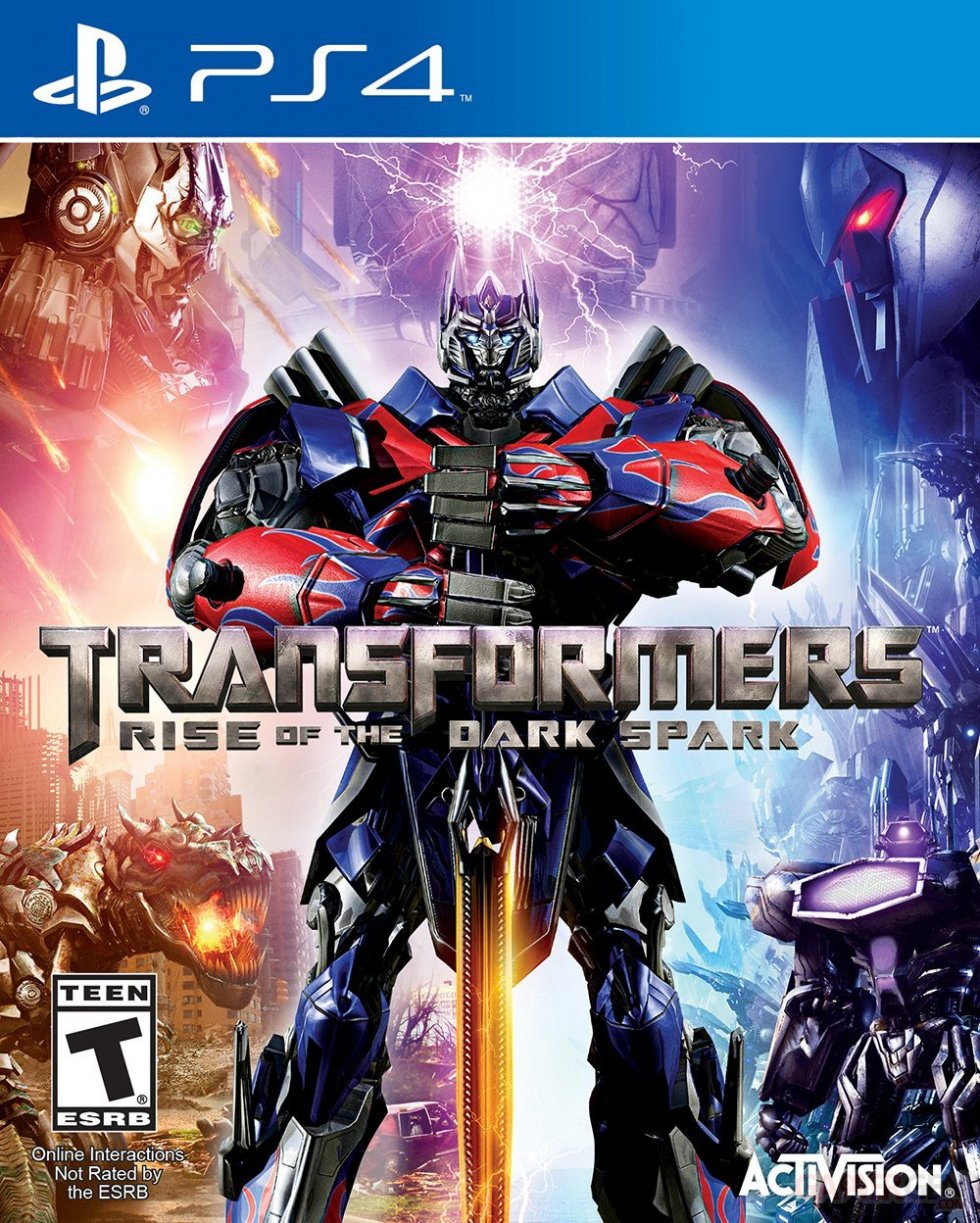 Transformers Rise of the Dark Spark cover boxart jaquette us ps4