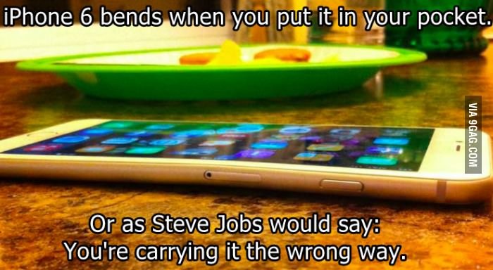 Trolls de la semaine iphone 6 bendgate 9