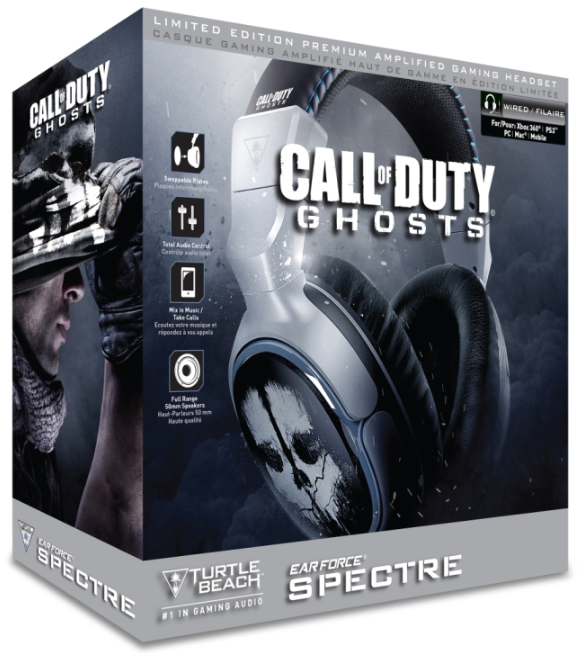 turtle beach call of duty ghosts casque spectre bundle