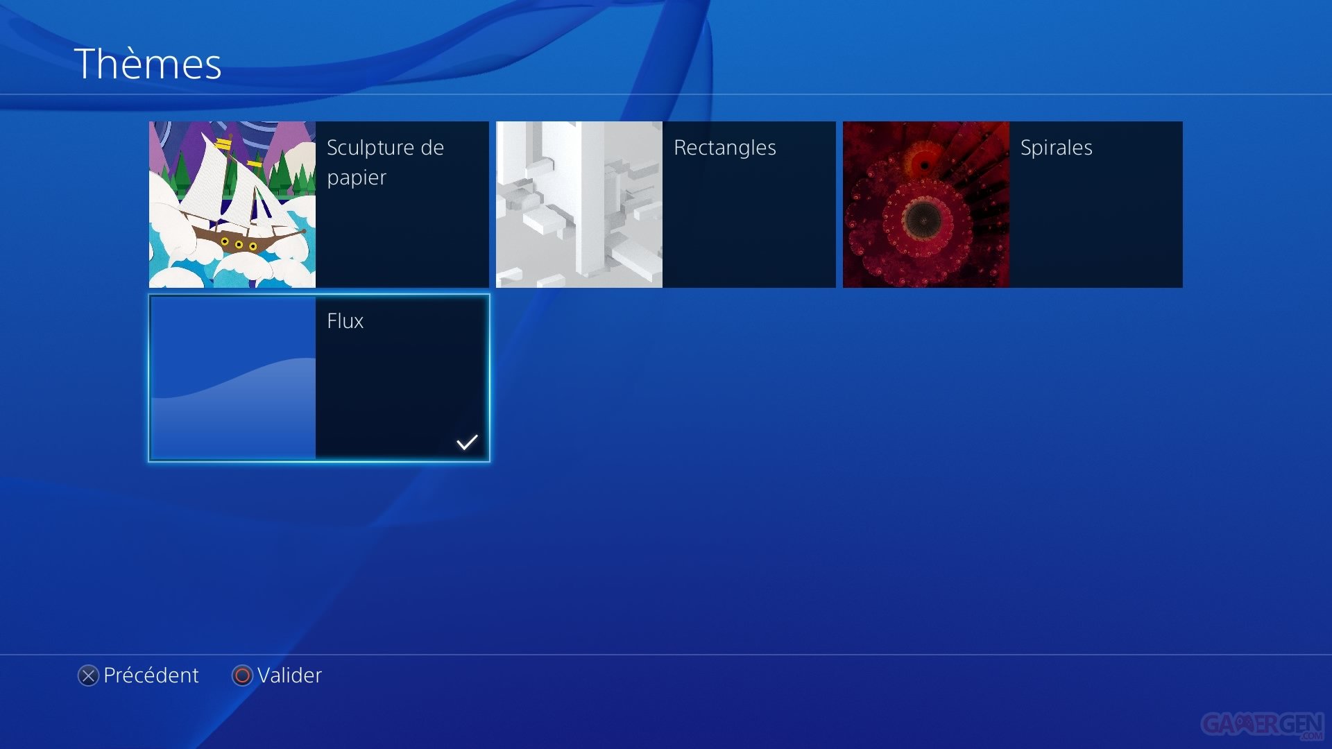 TUTO PS4 comment changer le thème ou l'arrièreplan du menu