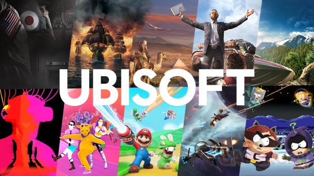 Ubisoft logo head banner 2017