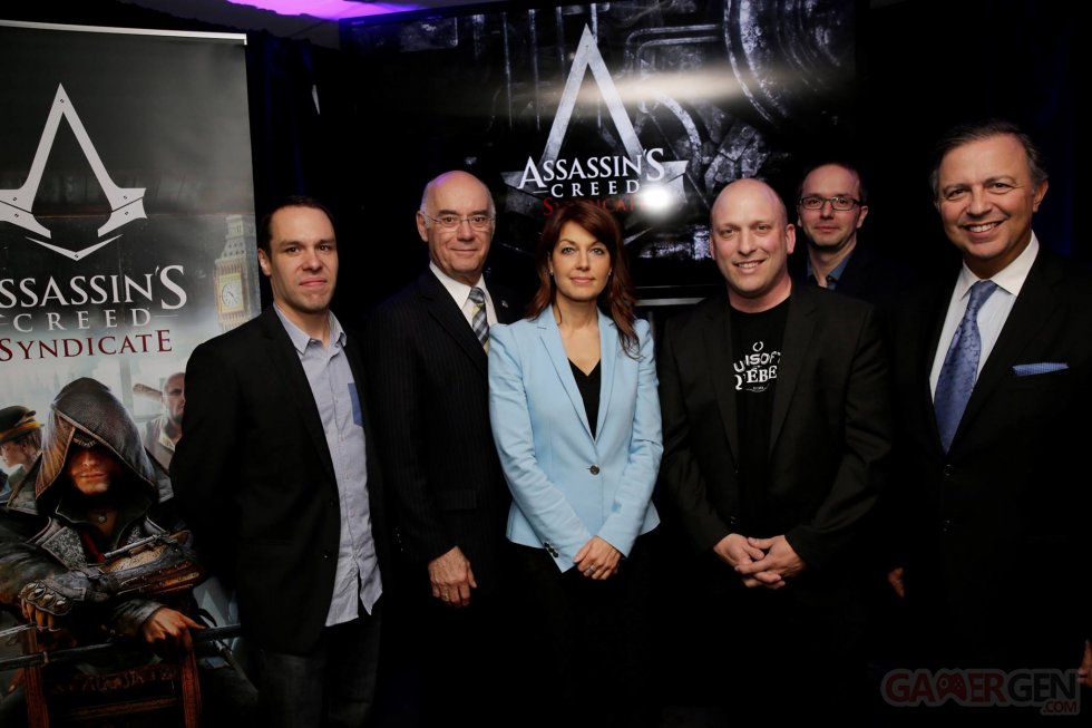 ubisoft quebec assassin creed syndicate conference presse annonce photos launch party - 16