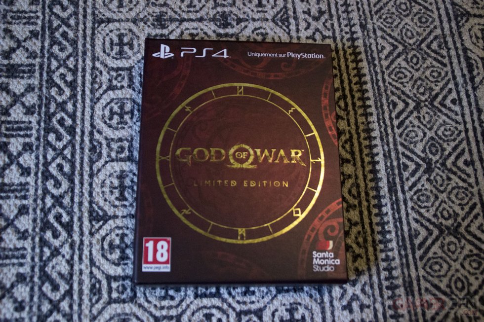 UNBOXING GamerGen Clint008 God of War Limited Edition Steelbook Artwork Figurine Kratos Totaku (2)