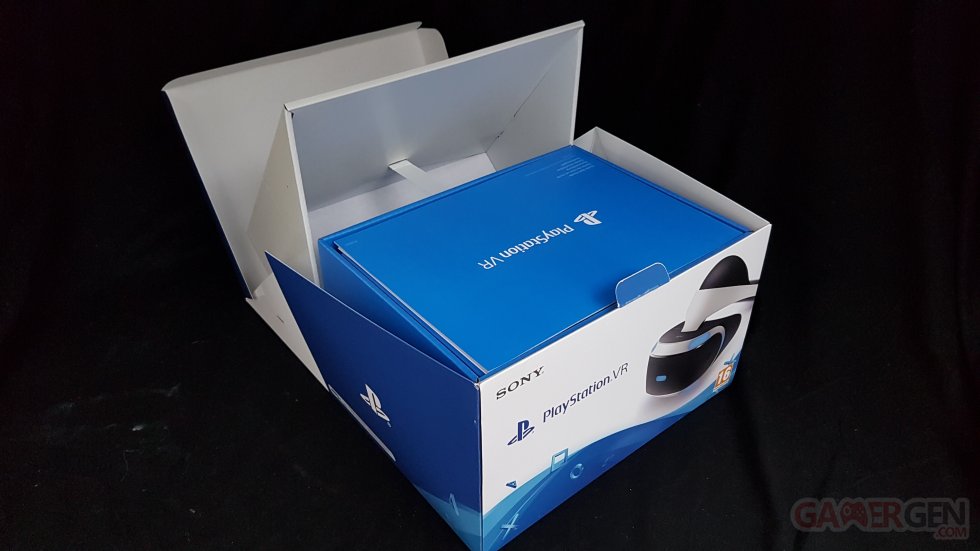 Unboxing PSVR PlayStation VR casque Sony réalité virtuelle 0008