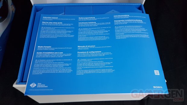 Unboxing PSVR PlayStation VR casque Sony réalité virtuelle 0034