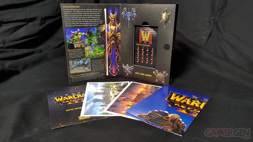 Unboxing Warcraft III Reforged Kit Presse 007