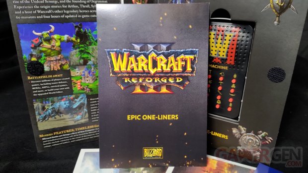 Unboxing Warcraft III Reforged Kit Presse 008