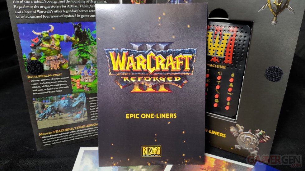 Unboxing Warcraft III Reforged Kit Presse 008