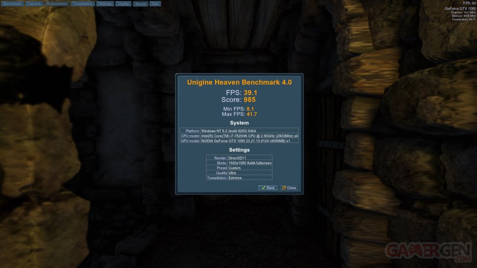 Unigine Heaven Benchmark Omen X HP
