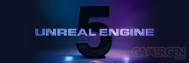 Unreal Engine 5 logo banner head